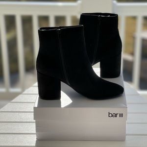 NEW Bar III Gatlin Block Heel Bootie